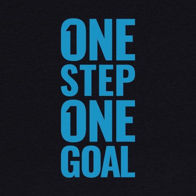 One step. One goal. / Blue by Magicform